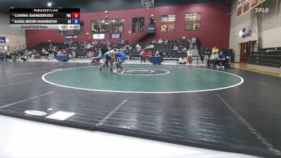 138 lbs Quarterfinal - Carina Giangeruso, Presbyterian vs Alissa Brown Washington, Allen