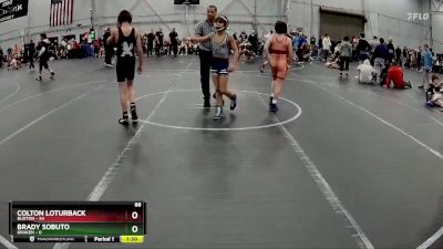 88 lbs Round 2 (4 Team) - Colton Loturback, Buxton vs Brady Sobuto, Kraken