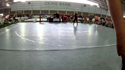 215 lbs Landon Pangle, Oklahoma Outlaws Blue vs Bam Miller, Arizona Red