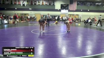 JV-19 lbs Round 3 - Isadel Ordaz-Varisce, North Scott vs Kimora Owens, Williamsburg