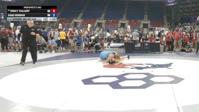 145 lbs Champ. Rd Of 128 - Keely Fallert, Missouri vs Sam Hinman, Minnesota