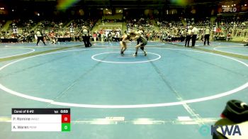 117 lbs Consi Of 8 #2 - Paizley Romine, Wagoner Takedown Club vs Angelia (AJ) Waren, Perry Wrestling Academy