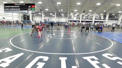 130 lbs Consi Of 8 #1 - Jakob Frechette, Die-Hard WC vs Juan Albrincoles, Overcomer Training Center