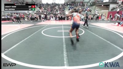 105 lbs Rr Rnd 2 - LEGACY DUNN, KIPP TULSA vs Mia Ortega, Tulsa Blue T Panthers