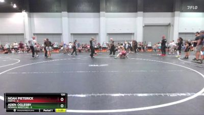 120 lbs Round 5 (6 Team) - Noah Pieterick, Misfits vs Aden Oglesby, Pedraza Wrestling