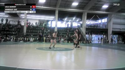 124 lbs Semifinal - Lola Barkby, Indiana Tech vs Annesley Day, Tiffin University