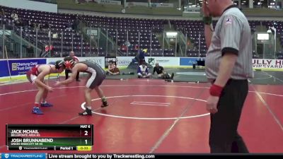 145 lbs Cons. Round 3 - Josh Brunnabend, Union-Endicott Sr HS vs Jack McHail, Bellefonte Area Hs