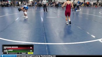 Silver 125 lbs Champ. Round 1 - Luis Lopez, Luther vs Giovanni Besson, Coe