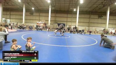 50 lbs Round 4 - Waylon Martin, Mountain Man Wrestling Club vs Aiden Hickey, Kuna Klub