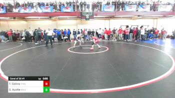 145 lbs Consi Of 32 #1 - Thomas Collins, Tyngsborough/Dracut vs Garrett Ayotte, Greater Lowell