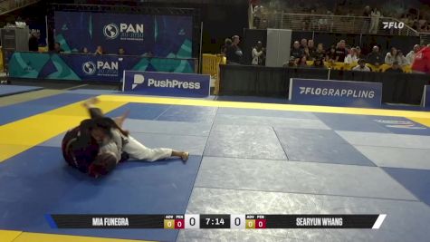 Searyun Whang vs Mia Funegra 2025 Pan Jiu Jitsu IBJJF Championship