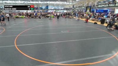 132 lbs Champ. Round 2 - Marcus Ambs, Mason vs Kyle Link, Unattached