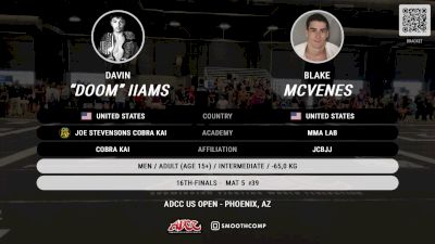 Davin "DOOM" Iiams vs Blake McVenes 2024 ADCC Phoenix Open
