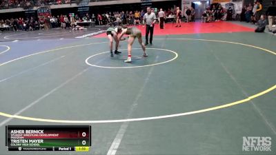 145 lbs Champ. Round 1 - Asher Bernick, Student Wrestling Development Program vs Tristen Mayer, Colony High School