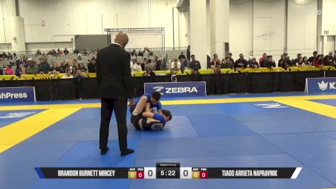 Tiago Arrieta Napravnik vs Brandon Burnett Mincey 2025 World IBJJF Jiu-Jitsu No-Gi Championship