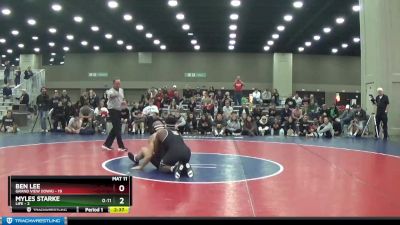 184 lbs Placement Matches (16 Team) - Ben Lee, Grand View (Iowa) vs Myles Starke, Life