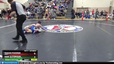 120 lbs Cons. Round 1 - Teagan Pozorski, FOLEY vs Hank Gutormson, Pursuit Wrestling Minnesota