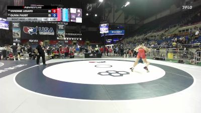 155 lbs Cons. Rd Of 16 - Vivienne Legato, OH vs Olivia Faust, CA