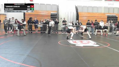 138 lbs Quarterfinal - Edward Donlon, Winchester vs Hadi Sibay, Shawsheen