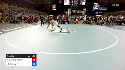 215 lbs Rnd Of 64 - Kingston Daniells Silva, CT vs Jake Conroy, PA