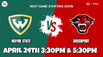 Replay: Davenport vs Wayne State (MI) - DH | Apr 24 @ 3 PM