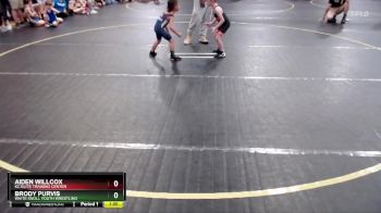47 lbs Cons. Semi - Aiden Willcox, KC Elite Training Center vs Brody Purvis, White Knoll Youth Wrestling