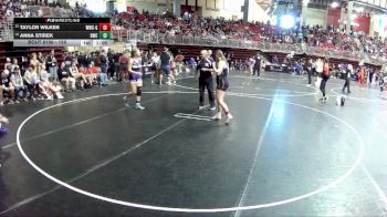 150 lbs Champ. Round 2 - Anna Stirek, Blair Wrestling Club vs Taylor Wilken, Waverly Wrestling Club - Girls
