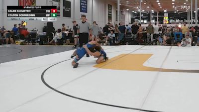 134 lbs Rr Rnd 2 - Caleb Schaffer, Steller Trained Bossk - HSC vs Colton Schmiesing, VHW Blue - HSC