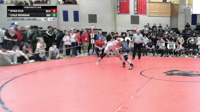 144 lbs Quarterfinal - Ryan Flis, Milford vs Cole Riordan, Hingham