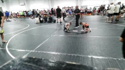 40 lbs Round 5 (6 Team) - Boone Baker, Morris Fitness vs Chandler Pounds, Slate Wrestling Academy
