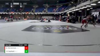 132 lbs Cons. Round 3 - Benjamin Capitosti, Matoon vs Douglas Zimmerman, Grant