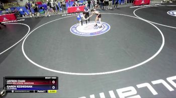 100 lbs Semifinal - Jayren Chan, Ayala High School Wrestling vs Garen Keshishian, California