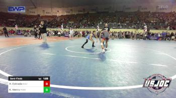 90 lbs Semifinal - Hailey Estrada, Maize WC vs Kenleigh Henry, Powerhouse Wrestling Academy