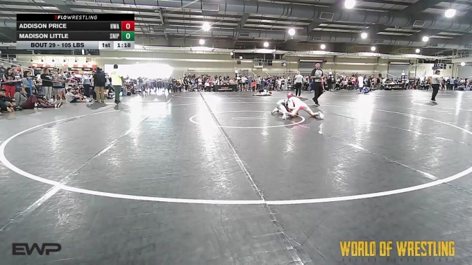105 lbs Round Of 16 - Addison Price, HURRICANE WRESTLING ACADEMY vs ...