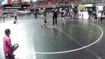 120 lbs Cons. Round 1 - Sabrina Buddenberg, Palmyra Wrestling Club - Girls vs Rana Zimmerman, Sandhills Thedford Knights