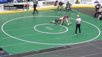 117 lbs Consi Of 32 #1 - Hank Gerber, Ridgway vs Conner Gordner, Hughesville