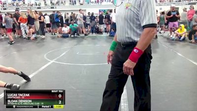 100 lbs Round 1 - Lucas Taczak, Unattached vs Sloan Denison, HitSquad Elite Wrestling Club