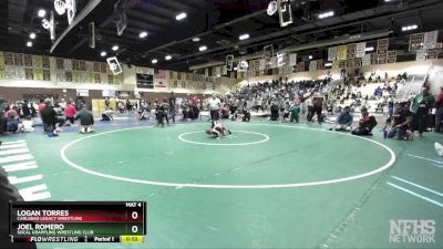 56/59 Round 3 - Logan Torres, Carlsbad Legacy Wrestling vs Joel Romero, Socal Grappling Wrestling Club