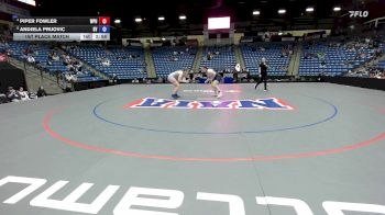180 lbs 1st Place Match - Piper Fowler, William Penn vs Andjela Prijovic, Grand View