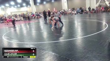 126 lbs Round 5 (6 Team) - Caleb Laclair, Head Hunters Wrestling Club vs Alexander May, Carolina Exteme Blue