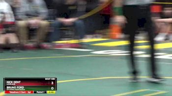 132 lbs Cons. Round 4 - Nick Dent, Loveland vs Bruno Ford, Sylvania Northview