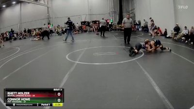 96 lbs Round 2 (4 Team) - Rhett Holzer, Revival Uprising Black vs Connor Howe, Mat Assassins