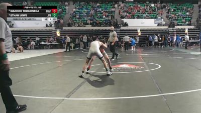 1A-4A 113 3rd Place Match - Ethan Lowe, St. John Paul II vs Maddox Tuiolosega, Ohatchee