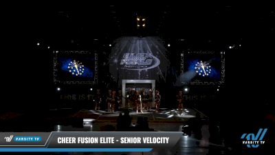 Cheer Fusion Elite - Senior Velocity [2021 L4 Senior - Small Day 2] 2021 The U.S. Finals: Louisville