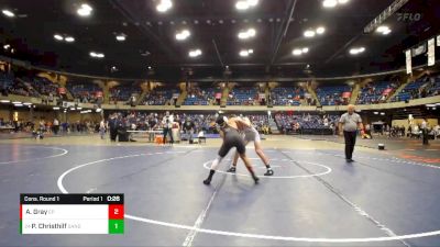 145 lbs Cons. Round 1 - Philip Christhilf, St Thomas Moore vs Ashton Gray, Evergreen Park