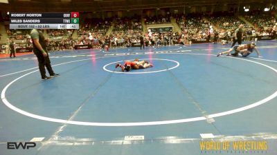 52 lbs Consi Of 8 #2 - Robert Horton, Cory Clark Wrestling vs Miles Sanders, Team Tulsa Wrestling Club