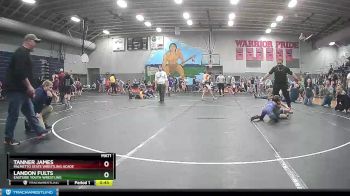 61/64/67 Semifinal - Tanner James, Palmetto State Wrestling Acade vs Landon Fults, Eastside Youth Wrestling