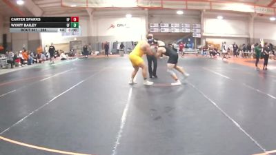 285 lbs Cons. Round 4 - Carter Sparks, McKendree vs Wyatt Bailey, Ashland University