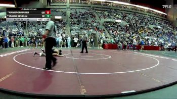 126 lbs Champ. Round 1 - Kameron Baker, Garrett High School vs Isaiah Spurlin, Winchester