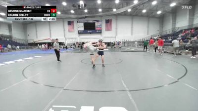 133 lbs 1st Place Match - George McAteer, Ithaca vs Kolton Kelley, Brockport